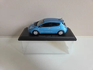 Hachette Norev 1/43 Nissan Leaf - azzurro metallizzato - 2012 - Foto 1 di 7
