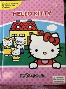Hello Kitty Busy Book With Figures And Play Map Brand 2013 11 pieces - Picture 1 of 9