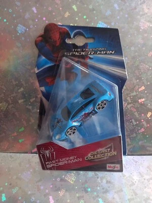 Maisto Spider Man 2012 Marvel Modellino Car Auto Die Cast Collection FAST MONEY - Immagine 1 di 2