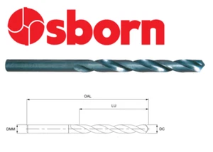 11.7mm JOBBER DRILL BIT HSS DIN338 EUROPA TOOL OSBORN 8208011170  P122 - Picture 1 of 10