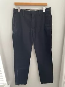 Banana Republic Dress Pants Mens 33x32 Emerson Black Slacks Career Casual 0824 - Picture 1 of 8