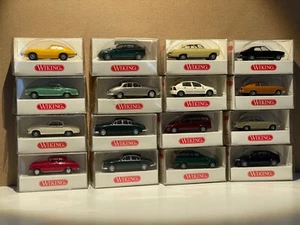 Wiking, 16x PKW Marken Opel, Jaguar, Borgward, verschiede Varianten, in OVP - Imagen 1 de 2