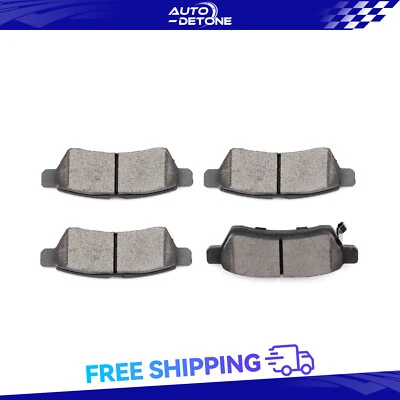 4 Pc Rear Ceramic Brake Pads For Nissan Frontier 2005-2018 Xterra Suzuki Equator Foto 1 de 4