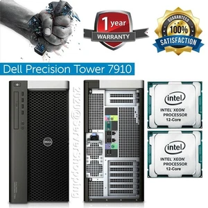 Dell Precision T7910 24-CORE 2x Xeon E5-2687Wv4 3.00GHz Quadro M4000 4x Caddies - Picture 1 of 12