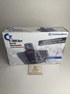 Commodore C 7300 Dect| Schnurlostelefon | Mit Anrufbeantworter| Retro | - Bild 1 von 12