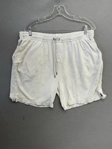 Polo Ralph Lauren weiße Herren Frottee Kordelzug Shorts Gr. XL - Bild 1 von 10