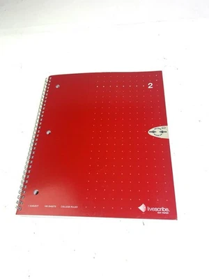 LIVESCRIBE Dot Paper Notebook #2 College Ruled 100 Sheets -NEW - Image 1 of 4