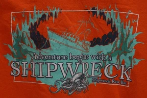 SHIPWRECK RAW BAR T-SHIRT TEE ST JOE BEACH FL FLORIDA BAUMWOLLE HERREN GRÖSSE L - Bild 1 von 7