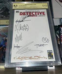 DC Comics Batman: Detective Comics Issue #1000 Blank Sketch Variant, Signed - Picture 1 of 7