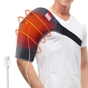 Heated Shoulder Wrap USB Powered Shoulder Heating Pads for Shoulder Pain Uppe... - Picture 1 of 7