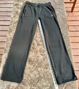 Nike Dri-Fit Athletic Pants Men's Small Black Jogging Gym Training Excercise - Picture 1 of 9