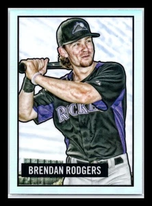 Brendan Rodgers Rookie 2017 Bowman 1951 Bowman Chrome Refractor insert #20 - Picture 1 of 2
