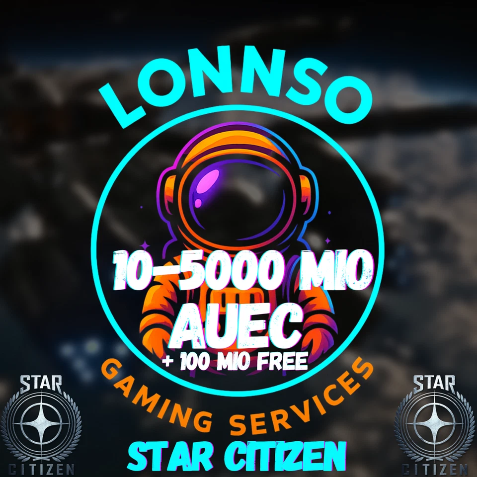 🔥 Star Citizen 10-5000 Mio + 100 Mio Free aUEC - Alpha Credits  | 4.4.0 LIVE 🔥 - Bild 1 von 1