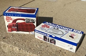 Dirt Devil Red Royal 103 Handheld Vacuum & ATTACHMENTS Works Great LOOK! - Picture 1 of 11