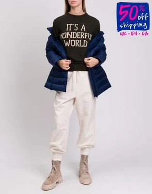 RRP €645 ALBERTA FERRETTI Jumper IT38 US2 UK6 XS Cashmere Blend Intarsia Front - Image 1 of 4