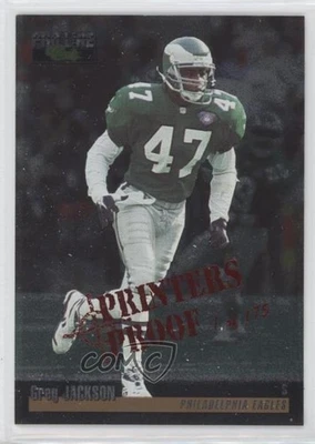 1995 Classic Pro Line Silver Printers Proof /175 Greg Jackson #8 - Image 1 of 2
