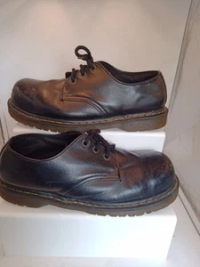 vintage dr martens Made In England Steel Toe Heavy Duty Size 12 Mens. - Picture 1 of 11
