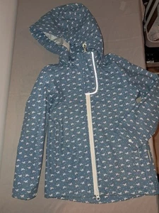 Girls Horseware Ireland Kids Rain Jacket | Blue Horse Print | 3-4 yrs - Picture 1 of 7