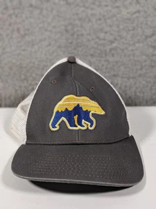 The Game Baseball Cap Snap-Back grau & weiß Mesh Berge Bär Logo - Bild 1 von 4