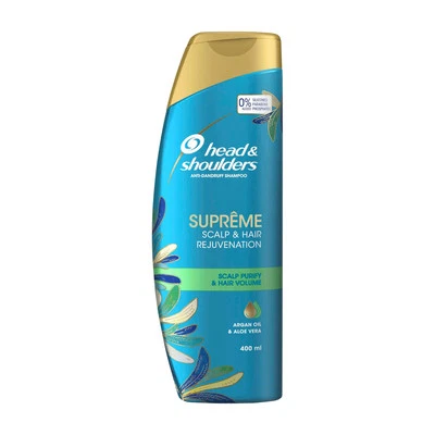 Champú Head & Shoulders Supreme para cuero cabelludo aceite de argán y aloe vera 13,5 oz Foto 1 de 4