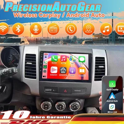 Android 14 Autoradio Für Mitsubishi Outlander Citroen Peugeot 4007 GPS Navi Wifi - Bild 1 von 4