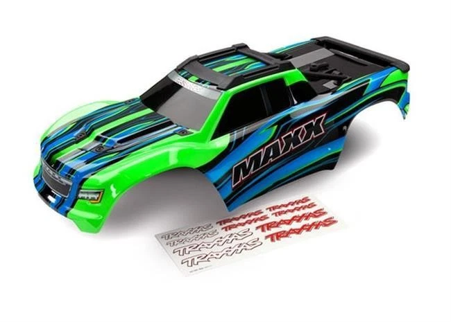 Traxxas Trx8911g a Quadri Maxx Verde verniciato Decalcomania Sheet