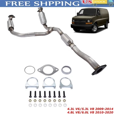 Catalytic Converter For Chevrolet Express/GMC Savana 2500 3500 4.8L 6.0L 2010-20 - Image 1 of 4