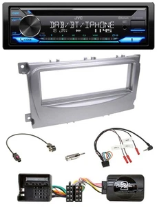 JVC Bluetooth Lenkrad USB DAB CD Autoradio für Ford S-Max Mondeo 2007-2014 silbe - Bild 1 von 11