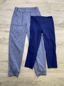 Athleta Girl Jogger And Legging set Sz M8-10 Blue - Picture 1 of 11
