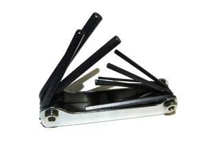 ALLAN ALLEN ALAN KEY 9 IN 1 FOLDING TOOL SET HEAVY DUTY CONVENIENT CASING - Bild 1 von 4