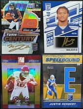 2022 Donruss Elite Football Prizm Inserts & Autos. You Pick!