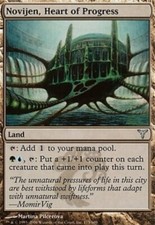 *FOIL* Novijen, Heart of Progress 1x MtG Dissension ENGLISH SP/NM