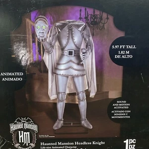 5.97ft Disney Haunted Mansion Headless Knight Animatronic #5745172 New in Box! - Picture 1 of 5