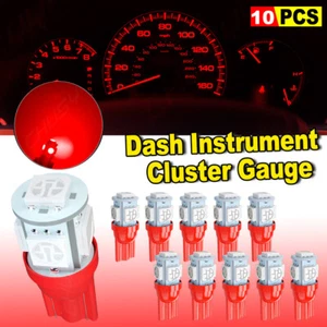 Cuadro de instrumentos de tablero rojo 5* luces LED para Dodge Ram 1500 2500 1998-09 - Imagen 1 de 10