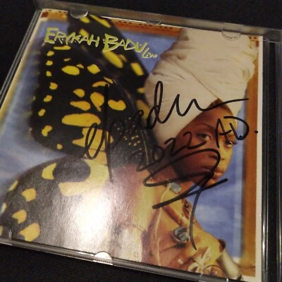 SIGNED Erykah Badu - Live CD autograph - Image 1 of 3