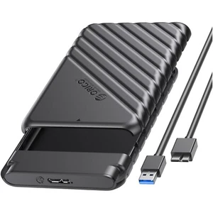 2 5 Zoll Festplattengehäuse extern USB 30 SSD HDD Gehäuse Werkzeuglos schwarz... - Bild 1 von 2