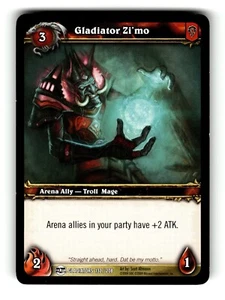 World of Warcraft TCG Blood of Gladiators Trading Card GGladiator Zi'mo #132 C - Picture 1 of 4