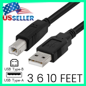 USB Druckerkabel A Stecker auf B Stecker Kabel Canon HP Xerox Epson OKI Dell Brother - Bild 1 von 5