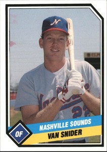 1989 Nashville Sounds CMC #23 Van Snider