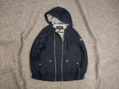 Barbour Pendeen Waterproof Womens Hoodie Zip Blue Jacket - Image 1 of 4