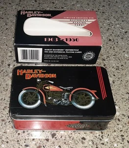 Harley Davidson Limited Edition 2 Pack Spielkarte in Tin Box. - Bild 1 von 6
