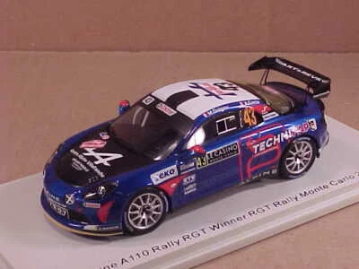 SPARK #S6578 1/43 Resin Alpine A110 Rally RGT, Winner 2021 RGT Rally Monte Carlo - Image 1 of 3