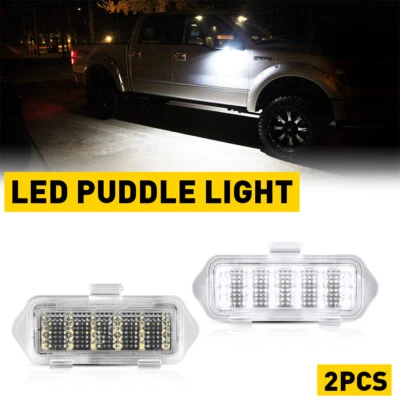 Luz LED de charco de espejo lateral 2 piezas para Chevy Avalanche 1500/GMC Sierra 1500 Foto 1 de 4