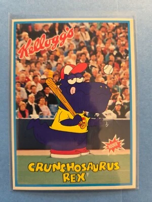 Tarjeta de novato 1991 Kellogg's Crunchosaurus Rex RC Oddball promoción Cruncheroos Foto 1 de 4