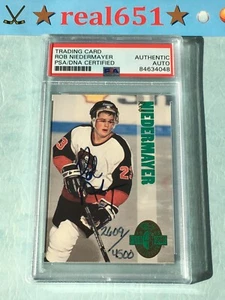 1993 Classic ROB NIEDERMAYER Rookie Auto PSA-DNA Authentic Autograph Panthers - Picture 1 of 7