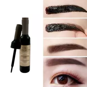 3Color Peel-off Eyebrow Tattoo Tint Makeup My Brows Nice F5B6 Long Gel USN - Picture 1 of 12