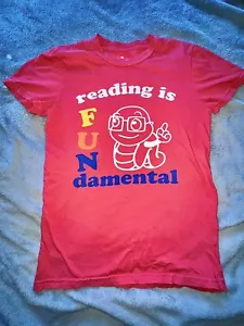 Vintage Reading Is Fundamental T Shirt Urban Outfitters Local Celebrity - Picture 1 of 5