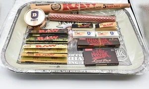 Wiz Khalifa Rolltablett Rohpapiere Kakerlakenspitzen Kegelschleifer Matte Dankbrett - Bild 1 von 12