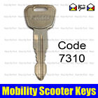 Quingo Mobility Scooter Key, Sport, Plus, Flyte, Vitess, Toura  Spare Code 7310