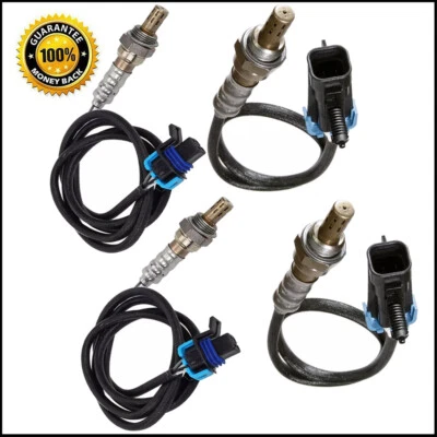 For 2007 GMC Yukon XL 1500 5.3L 6.0L 6.2L 4pcs Oxygen O2 Sensor Upper+Lower NEW - Image 1 of 4